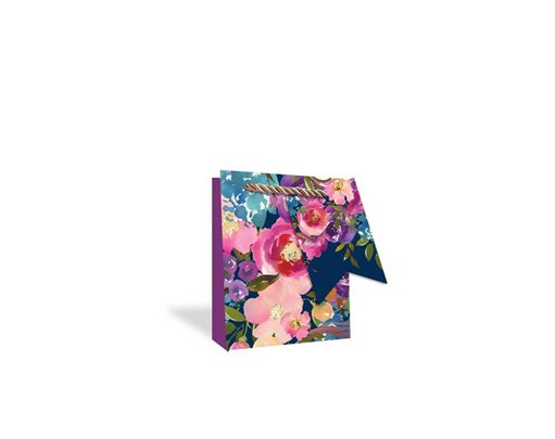 FLORAL SMALL GIFT BAG 12S