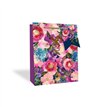 FLORAL MEDIUM GIFT BAG 12S