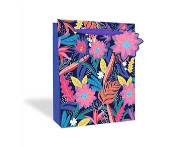 JUNGLE BRIGHTS LARGE GIFT BAG 12S