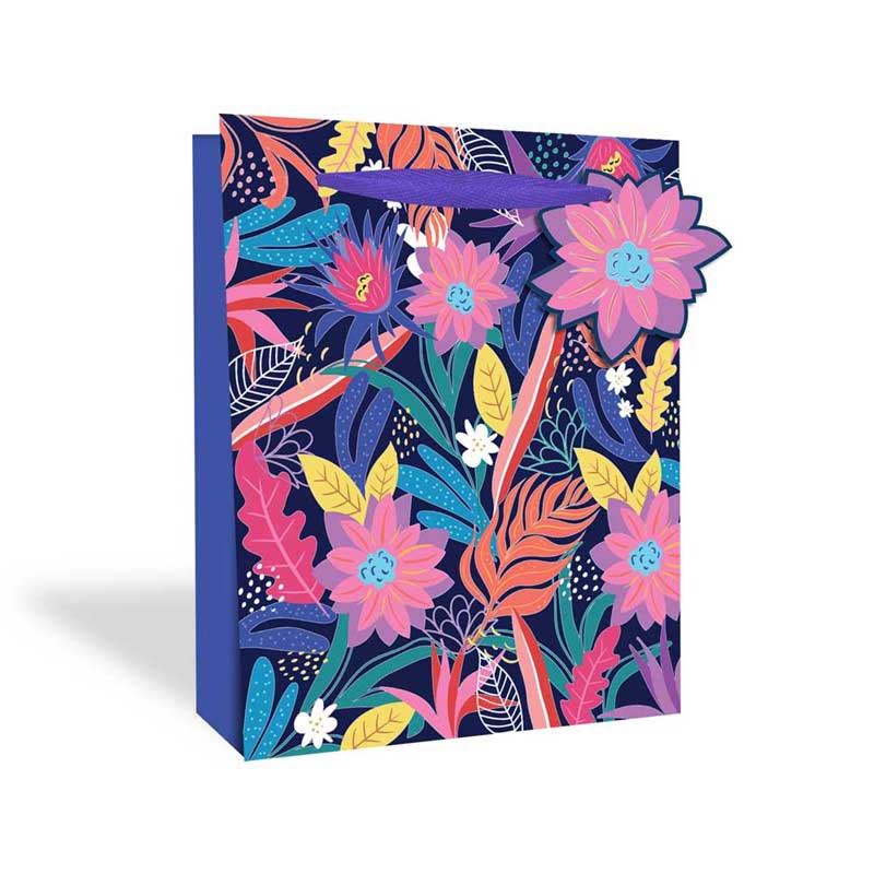 JUNGLE BRIGHTS LARGE GIFT BAG 12S