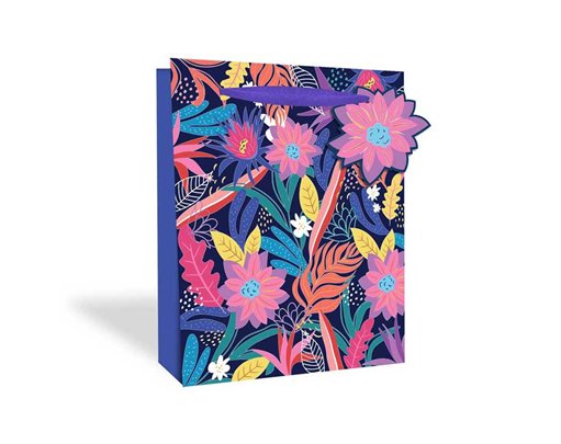 JUNGLE BRIGHTS LARGE GIFT BAG 12S
