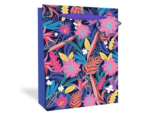 JUNGLE BRIGHTS XLG GIFT BAG 12S