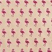 PINK FLAMINGO ON KRAFT GLITTER GIFTWRAP 25S