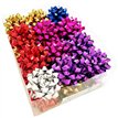 ASSORTED COLOURS METALLIC CONFETTI BOW 36S