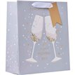 CHAMPAGNE CONFETTI MEDIUM GIFT BAG 6S