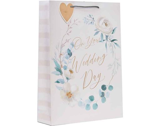 ON YOUR WEDDING DAY XLG GIFT BAG 6S