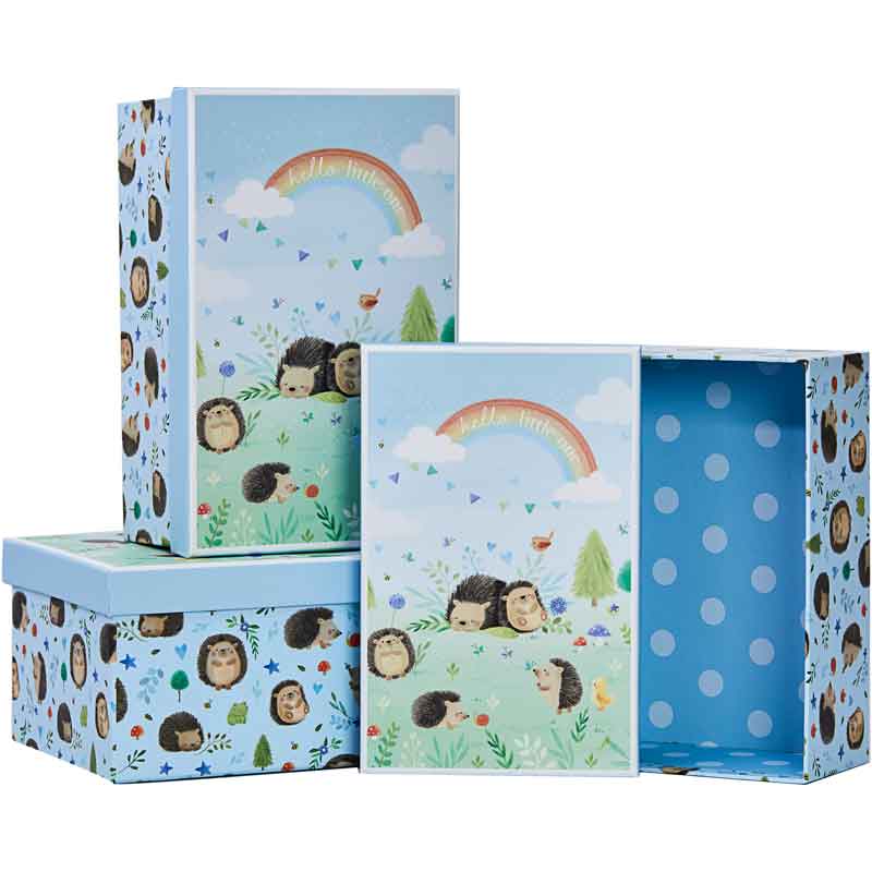 3SET HEDGE-HUGS HUGO GIFT BOXES