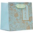 FRESH BLOOMS FOILED EXTRA SMALL GIFT BAG 6S