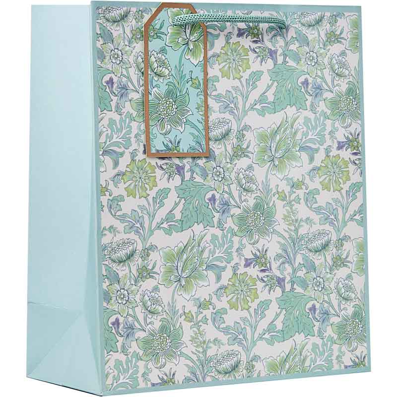 FRESH BLOOMS MEDIUM GIFT BAG 6S