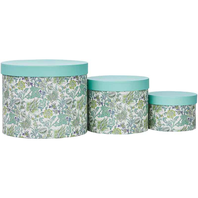 3SET FRESH BLOOMS CIRCLE BOXES