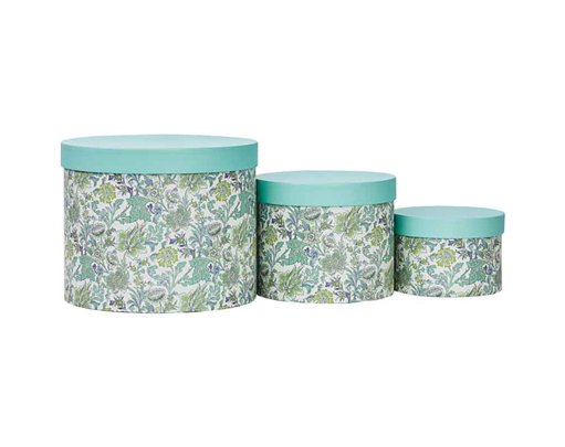 3SET FRESH BLOOMS CIRCLE BOXES