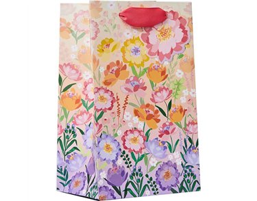 FLORAL OMBRE SMALL GIFT BAG 6S