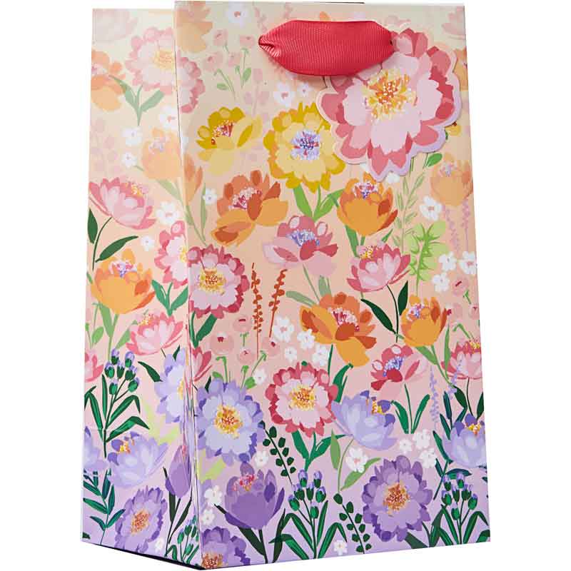 FLORAL OMBRE SMALL GIFT BAG 6S