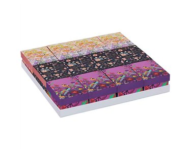 ASST FLORAL OMBRE SMALL GIFT BOXES 12S