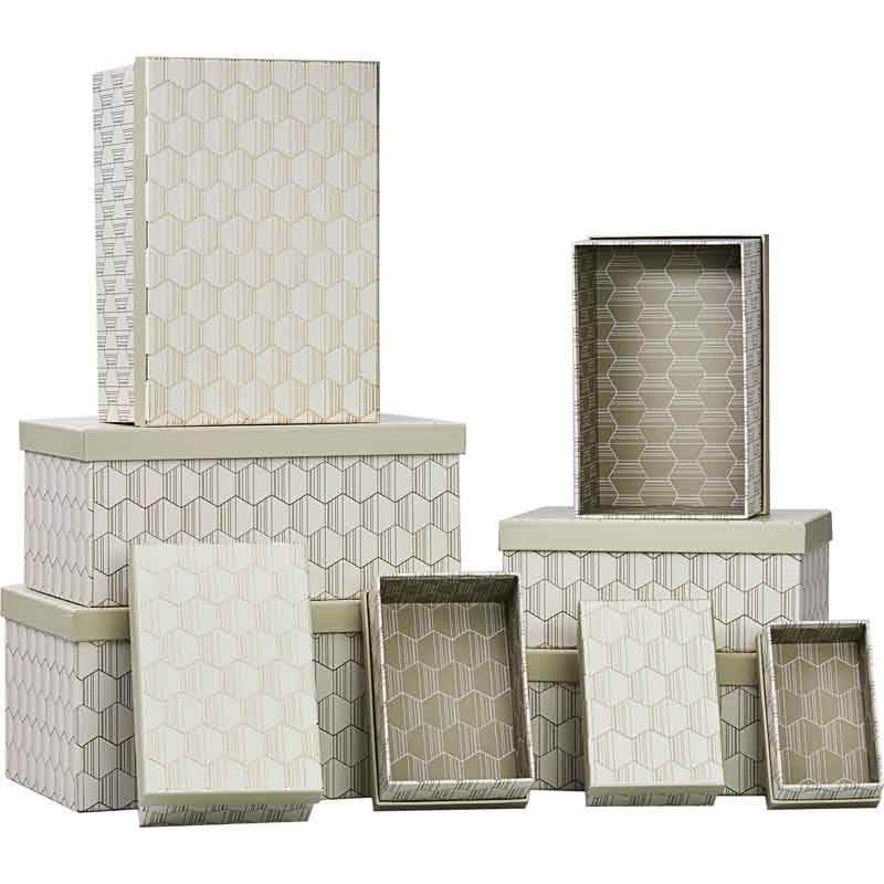 10SET LINEAR GIFT BOXES