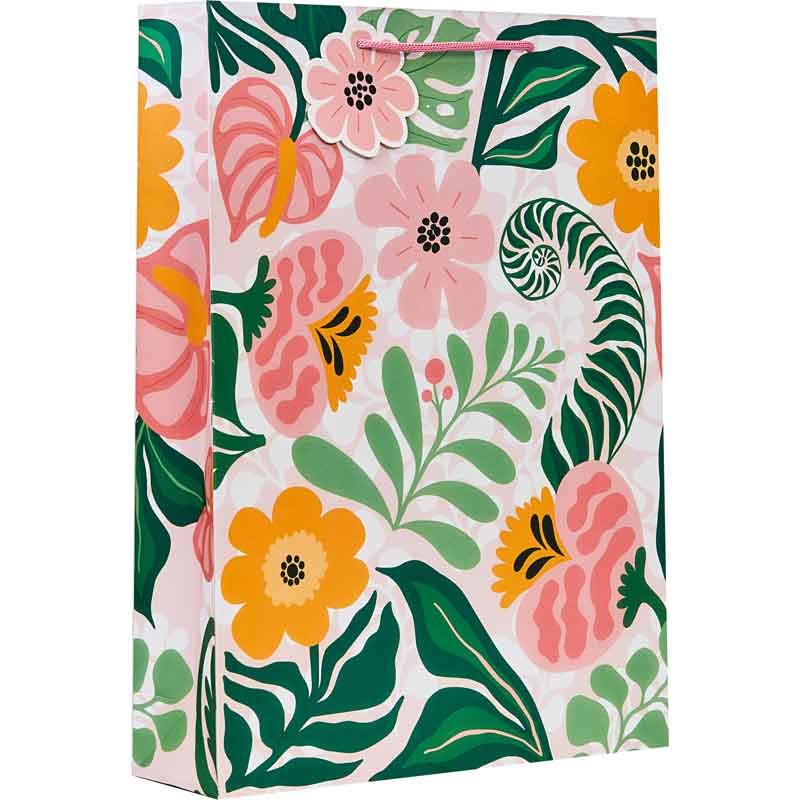 MODERN FLORA XLG GIFT BAG 6S