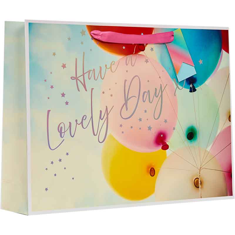 LOVELY DAY XLG SHOPPER GIFT BAG 6S