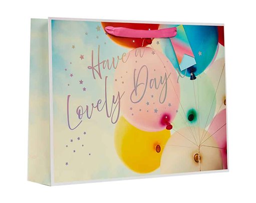 LOVELY DAY XLG SHOPPER GIFT BAG 6S