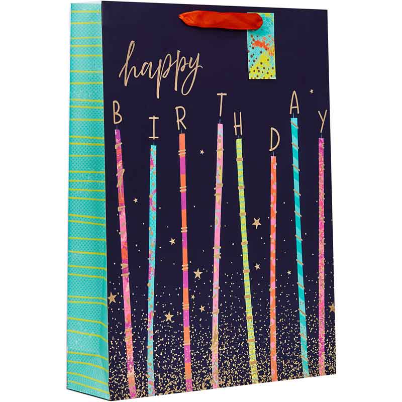CANDLES XLG GIFT BAG 6S