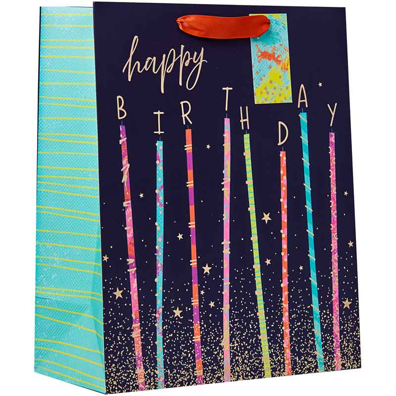 CANDLES LARGE GIFT BAG 6S