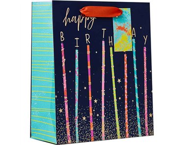 CANDLES MEDIUM GIFT BAG 6S