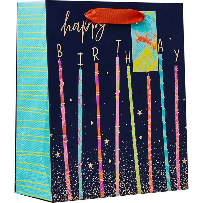 CANDLES MEDIUM GIFT BAG 6S