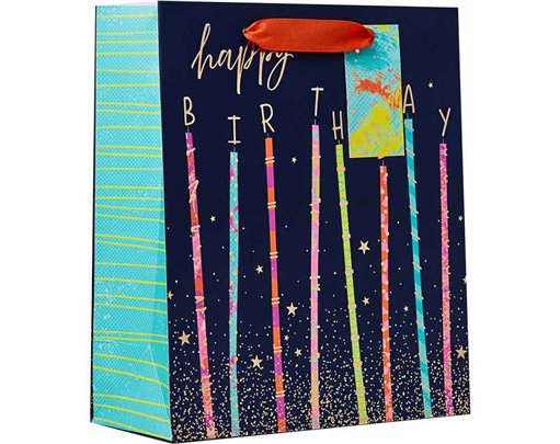 CANDLES MEDIUM GIFT BAG 6S