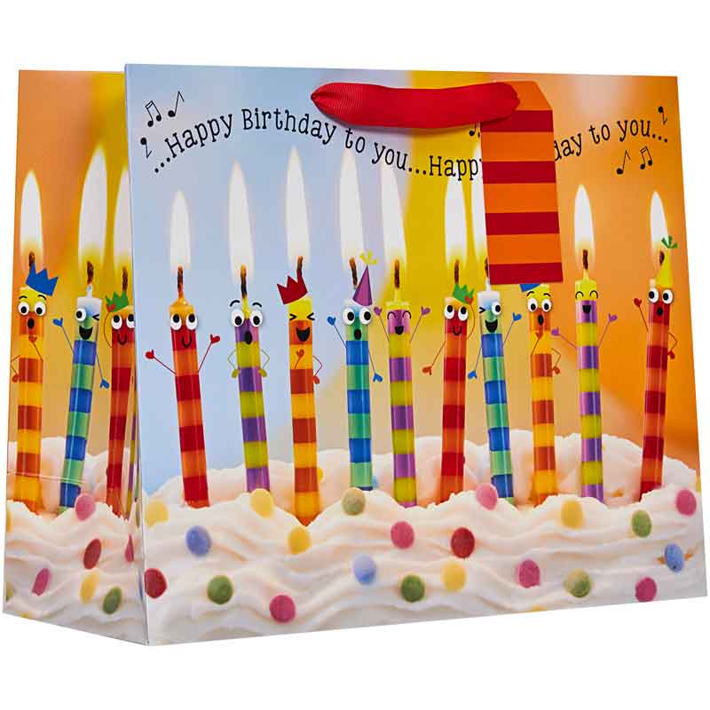 HAPPY BIRTHDAY TO YOU LARGE SHOPPER GIFT BAG 6S