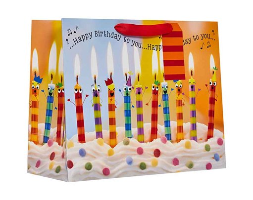 HAPPY BIRTHDAY TO YOU LARGE SHOPPER GIFT BAG 6S