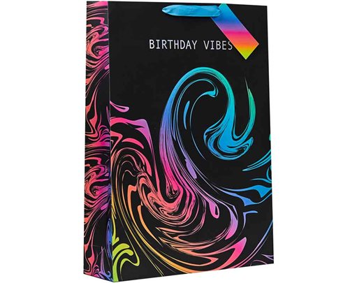 BIRTHDAY VIBES XLG GIFT BAG 6S