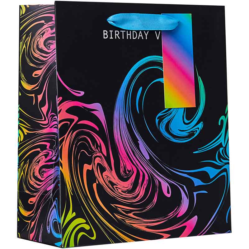 BIRTHDAY VIBES MEDIUM GIFT BAG 6S