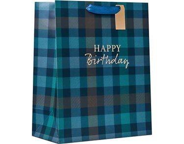 TARTAN MEDIUM GIFT BAG 6S