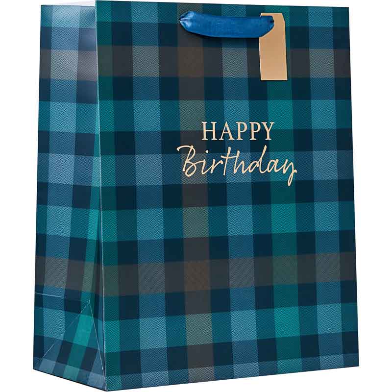 TARTAN MEDIUM GIFT BAG 6S