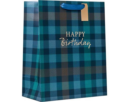 TARTAN MEDIUM GIFT BAG 6S