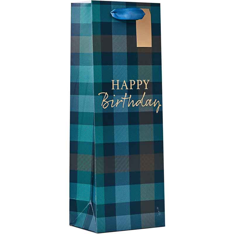 TARTAN BOTTLE BAG 6S
