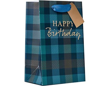 TARTAN SMALL GIFT BAG 6S