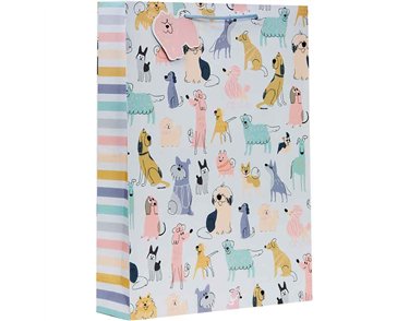 DOODLEY DOGS XLG GIFT BAG 6S