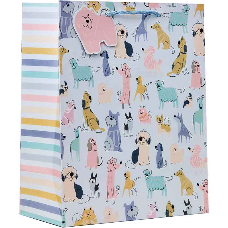 DOODLEY DOGS LARGE GIFT BAG 6S