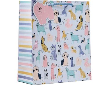 DOODLEY DOGS MEDIUM GIFT BAG 6S