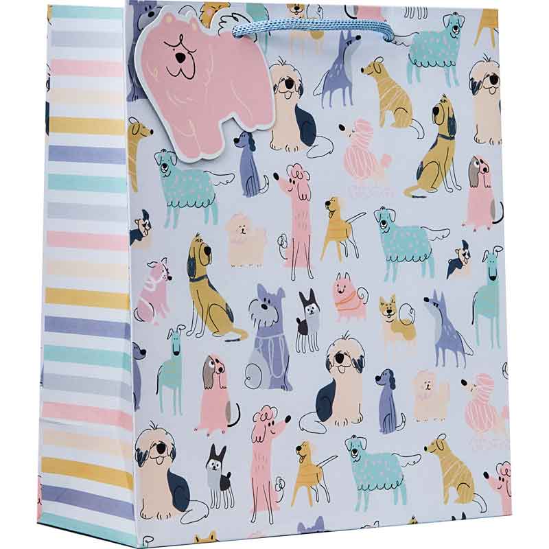 DOODLEY DOGS MEDIUM GIFT BAG 6S