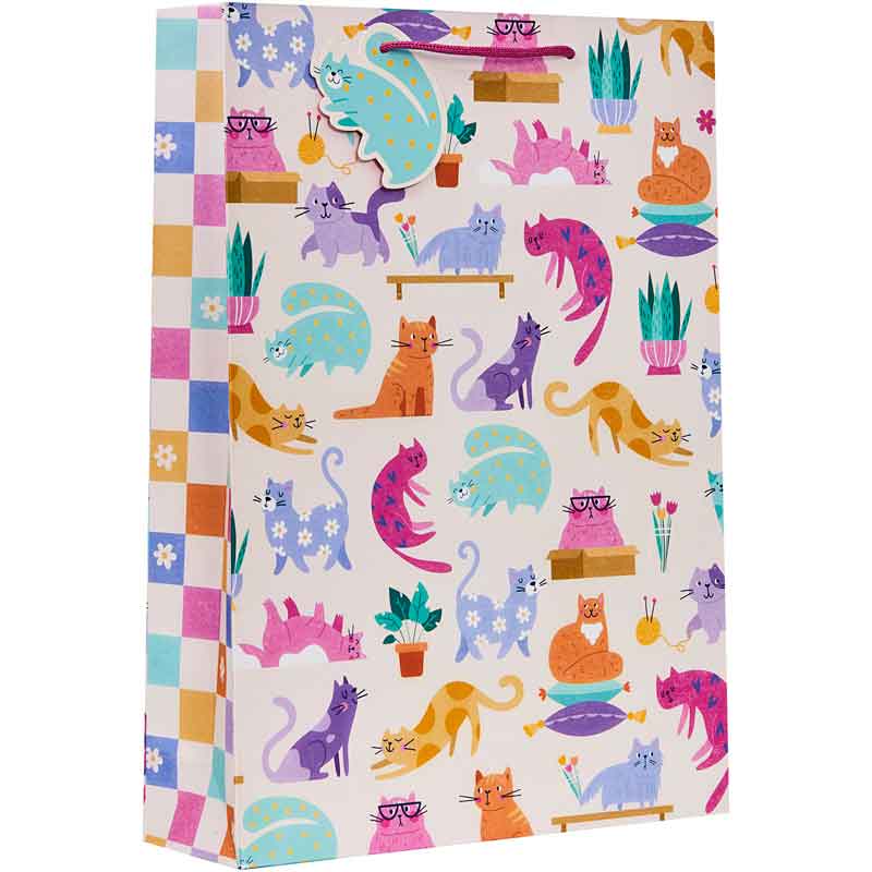 CATTITUDE XLG GIFT BAG 6S