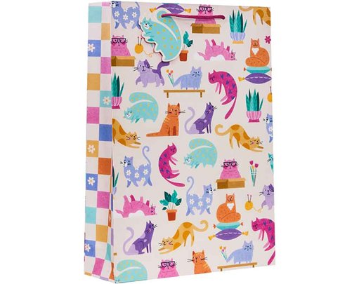 CATTITUDE XLG GIFT BAG 6S