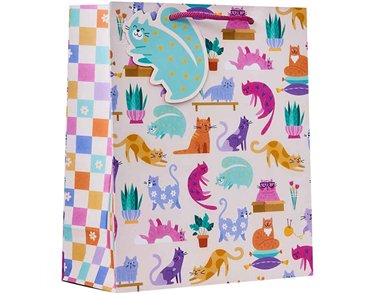CATTITUDE MEDUM GIFT BAG 6S