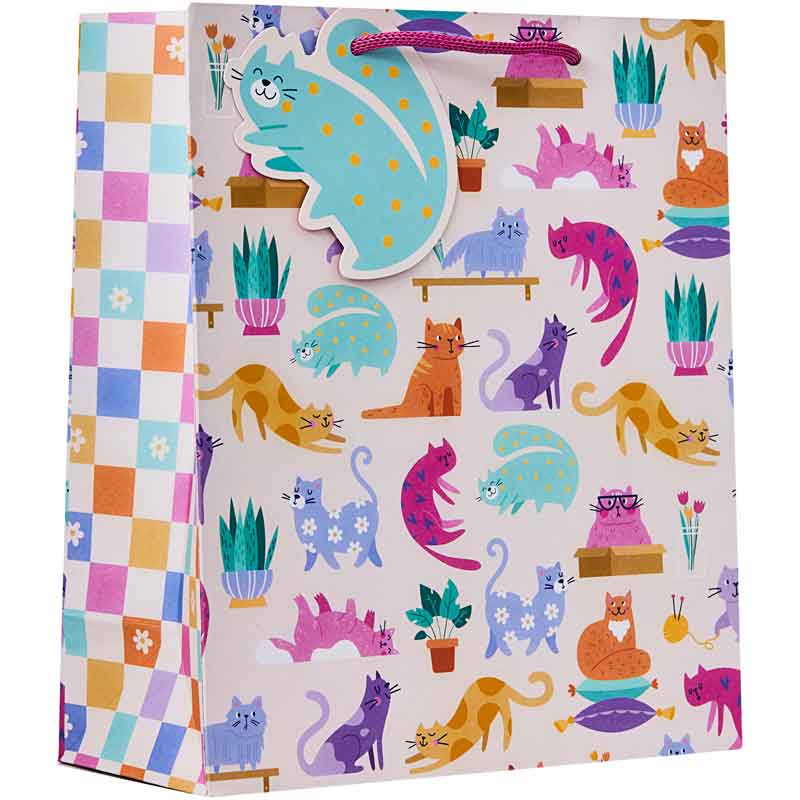 CATTITUDE MEDUM GIFT BAG 6S