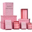 10SET BIRTHDAY PINK GIFT BOXES