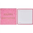 HAPPY BIRTHDAY PINK GIFT CARD BOX