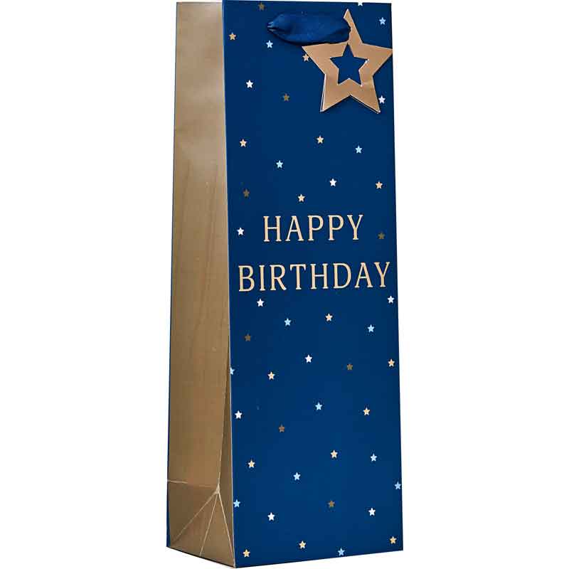 HAPPY BIRTHDAY BLUE BOTTLE BAG 6S