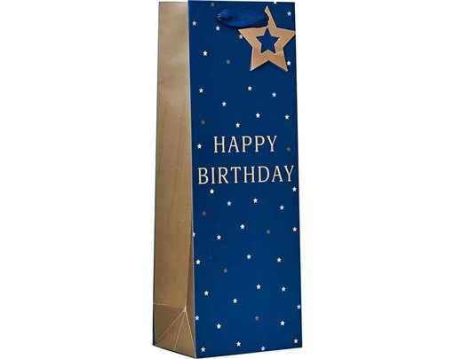 HAPPY BIRTHDAY BLUE BOTTLE BAG 6S