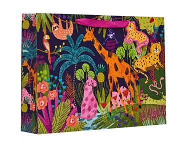 JUNGLE BOOGIE XLG SHOPPER GIFT BAG 6S
