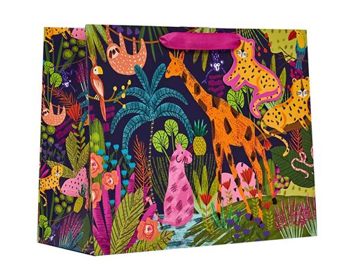 JUNGLE BOOGIE LARGE SHOPPER GIFT BAG 6S
